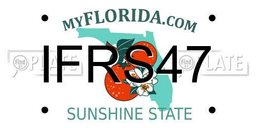 IFRS47 Florida License Plate