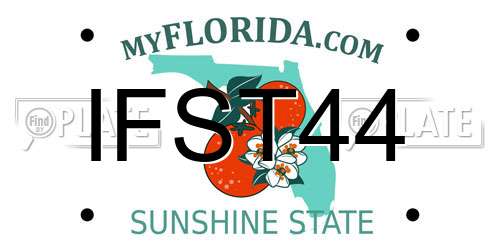 IFST44 Florida License Plate