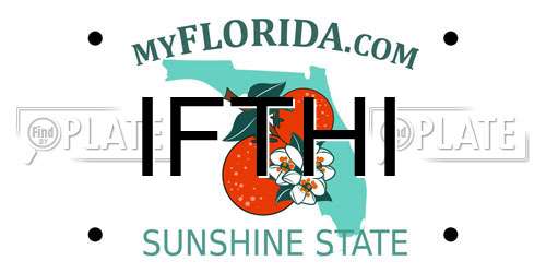IFTHI Florida License Plate