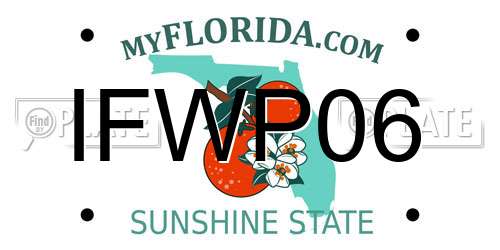 IFWP06 Florida License Plate