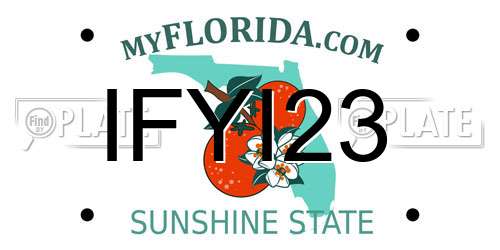 IFYI23 Florida License Plate