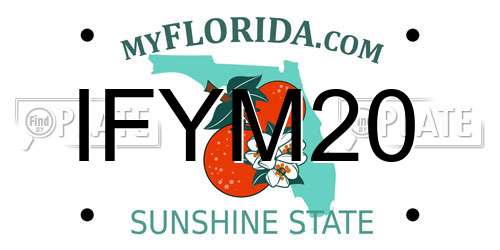 IFYM20 Florida License Plate