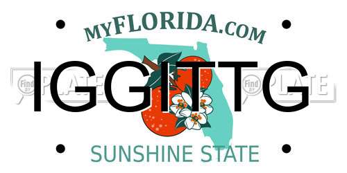 IGGITTG Florida License Plate