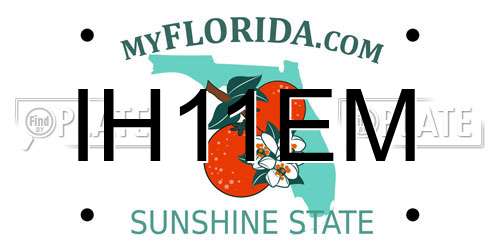 IH11EM Florida License Plate