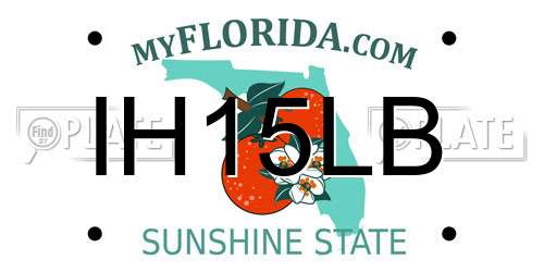 IH15LB Florida License Plate