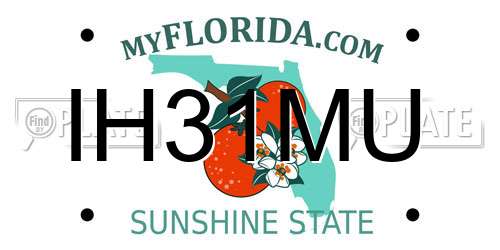 IH31MU Florida License Plate