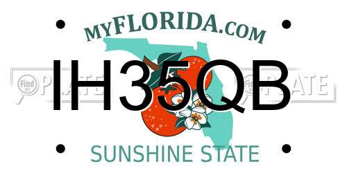 IH35QB Florida License Plate