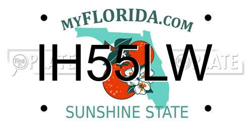 IH55LW Florida License Plate