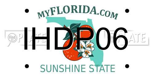 IHDP06 Florida License Plate