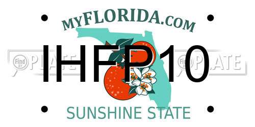 IHFP10 Florida License Plate