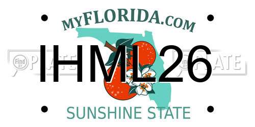IHML26 Florida License Plate