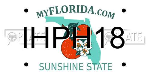 IHPH18 Florida License Plate