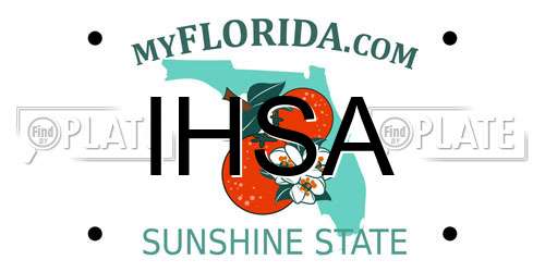IHSA Florida License Plate