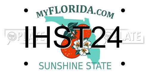 IHST24 Florida License Plate