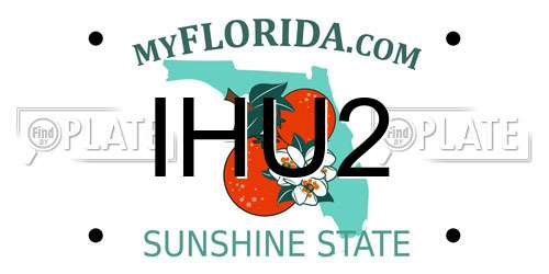 IHU2 Florida License Plate