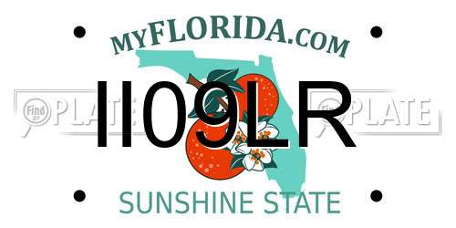 II09LR Florida License Plate