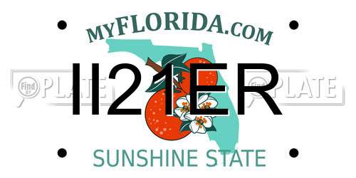 II21ER Florida License Plate