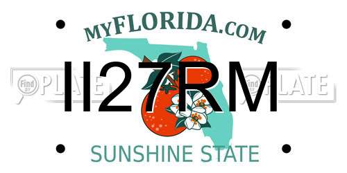 II27RM Florida License Plate