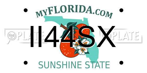 II44SX Florida License Plate