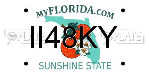 II48KY Florida License Plate