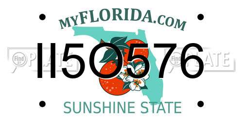 II5O576 Florida License Plate