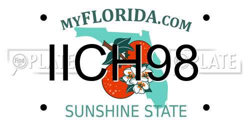 IICH98 Florida License Plate