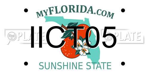 IICT05 Florida License Plate
