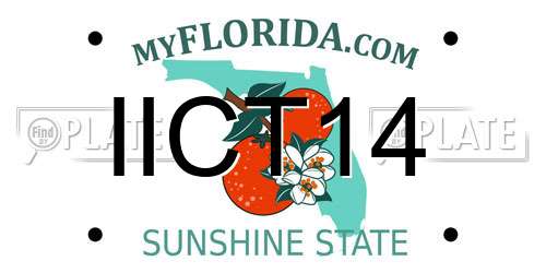 IICT14 Florida License Plate