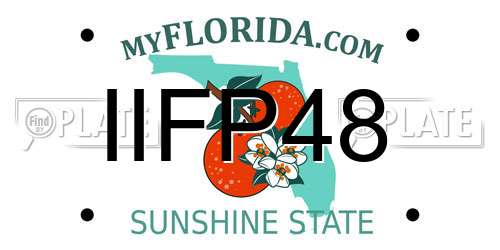 IIFP48 Florida License Plate