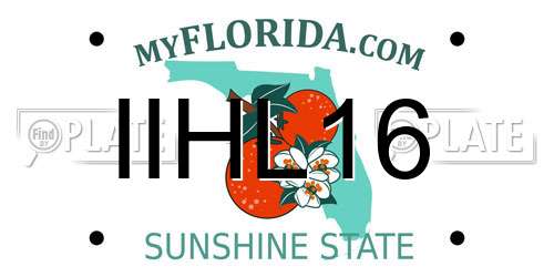 IIHL16 Florida License Plate