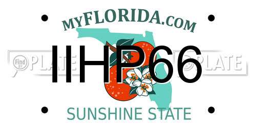 IIHP66 Florida License Plate