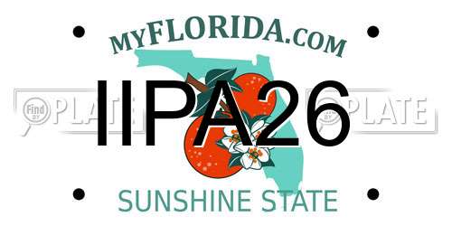 IIPA26 Florida License Plate
