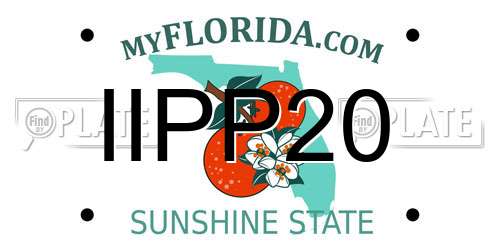 IIPP20 Florida License Plate
