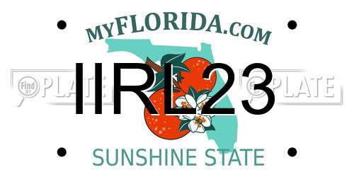 IIRL23 Florida License Plate