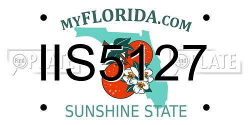 IIS5127 Florida License Plate