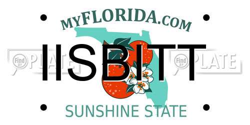 IISBITT Florida License Plate