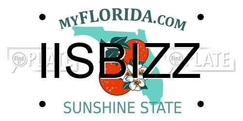 IISBIZZ Florida License Plate