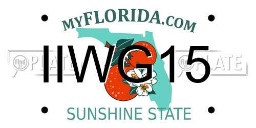 IIWG15 Florida License Plate