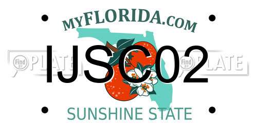 IJSC02 Florida License Plate