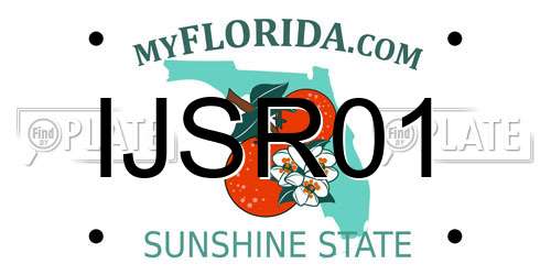 IJSR01 Florida License Plate