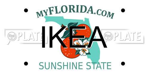 IKEA Florida License Plate
