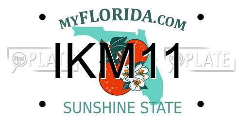IKM11 Florida License Plate