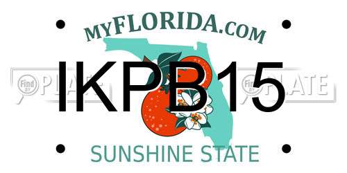 IKPB15 Florida License Plate