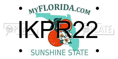 IKPR22 Florida License Plate