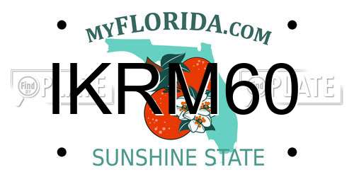 IKRM60 Florida License Plate
