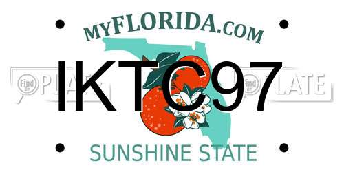 IKTC97 Florida License Plate