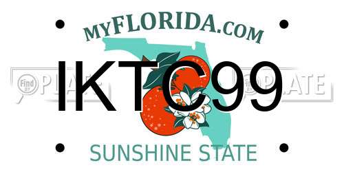 IKTC99 Florida License Plate