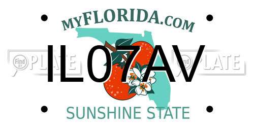 IL07AV Florida License Plate