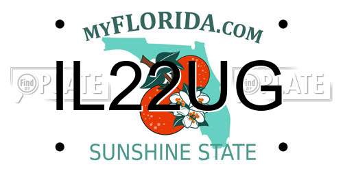 IL22UG Florida License Plate