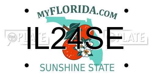 IL24SE Florida License Plate
